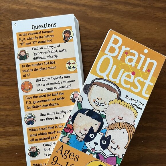 Brain Quest Learn Q & A Grade 4 Ages 9-10 Lot of 2 Quiz Deck VTG 3rd Ed 2005 - Picture 2 of 13